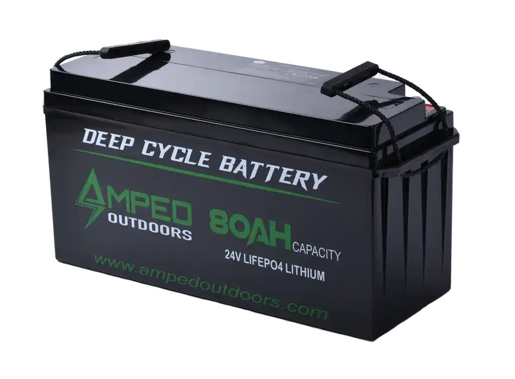 Heated 80Ah Lithium Battery - For Below Freezing