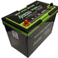 16V 80Ah LiFePO4 Battery - Bluetooth - IP67 Waterproof - On board Charger Included!